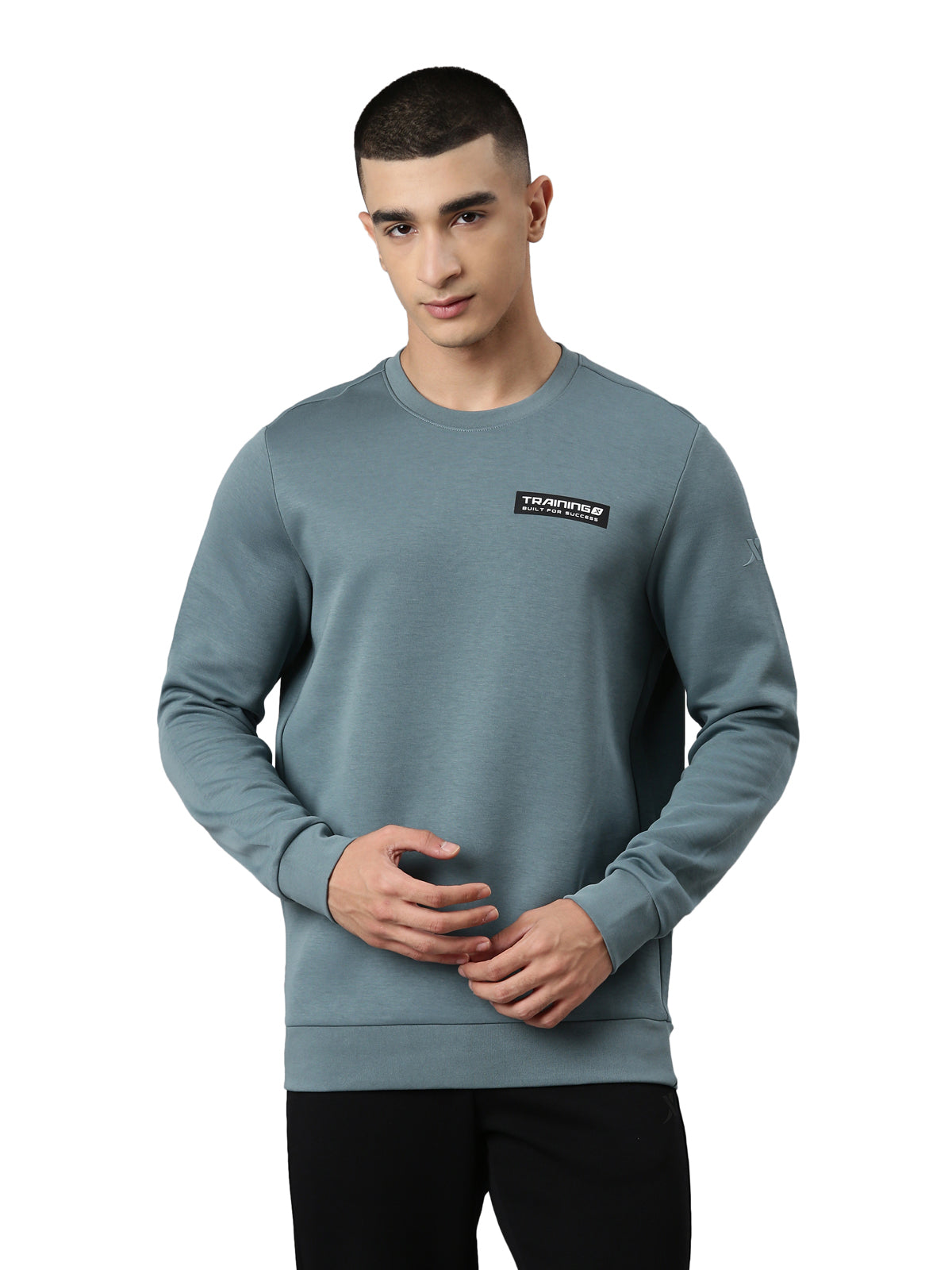 Xtep Training Dry Fit Sweatshirt - Ink Grey / XS