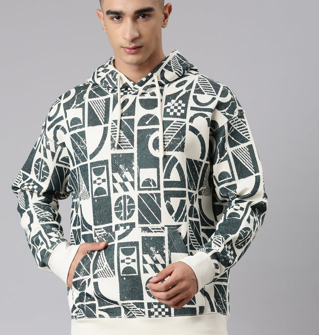 Xtep-Comfort Men Hoodie - Cotton White / XS