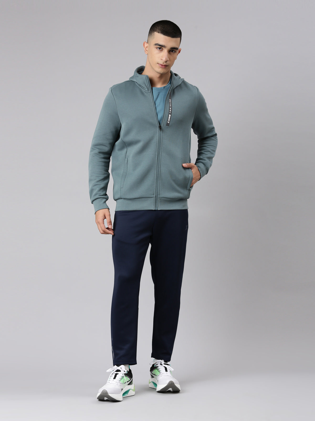 Xtep Cotton Hooded Sweatshirt