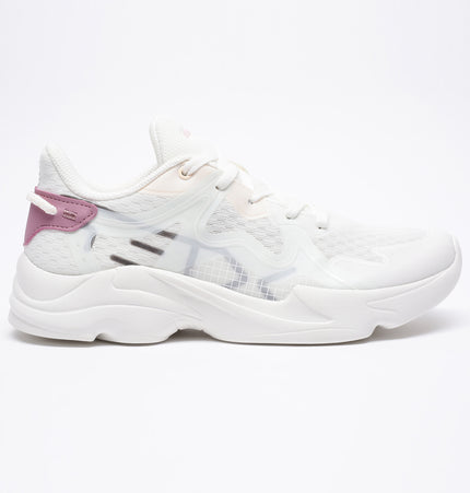Xtep Women Dad Series Casual Shoes - Canvas white Bubbly Green Lt. Pink Orange / 35