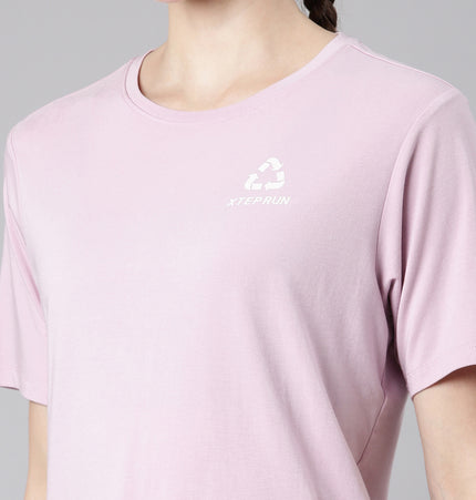 Xtep-Comfort Women Short-sleeve T-shirt