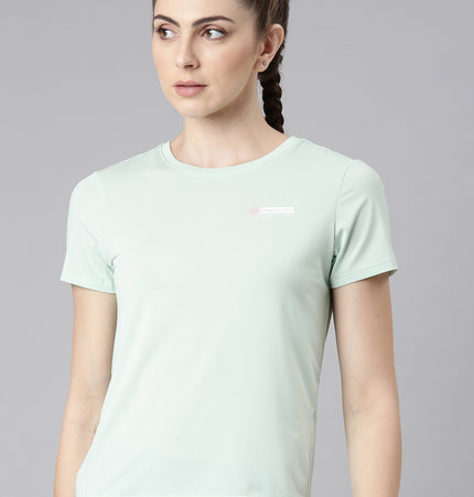 Xtep-Comfort & Cool Women Short-sleeve T-shirt - Icy Green / XS