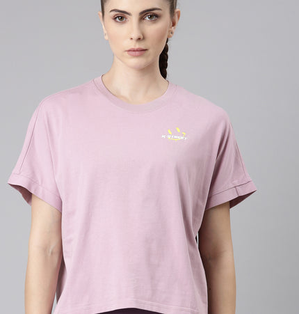 Xtep Women Relaxed Fit Short-sleeve T-shirt - Purple / XS