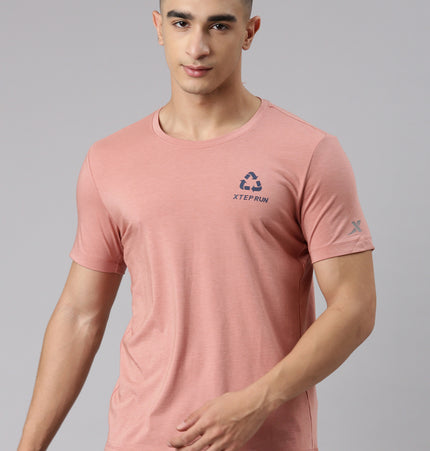 Xtep-Comfort Men Short-sleeve T-shirt - Bloom Red / S