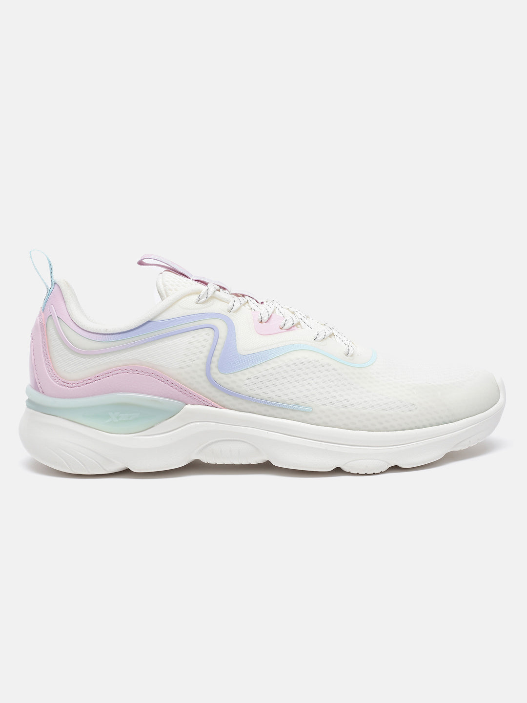 Xtep Women Comfort Running Shoes - Canvas White/Ice Peach / 35