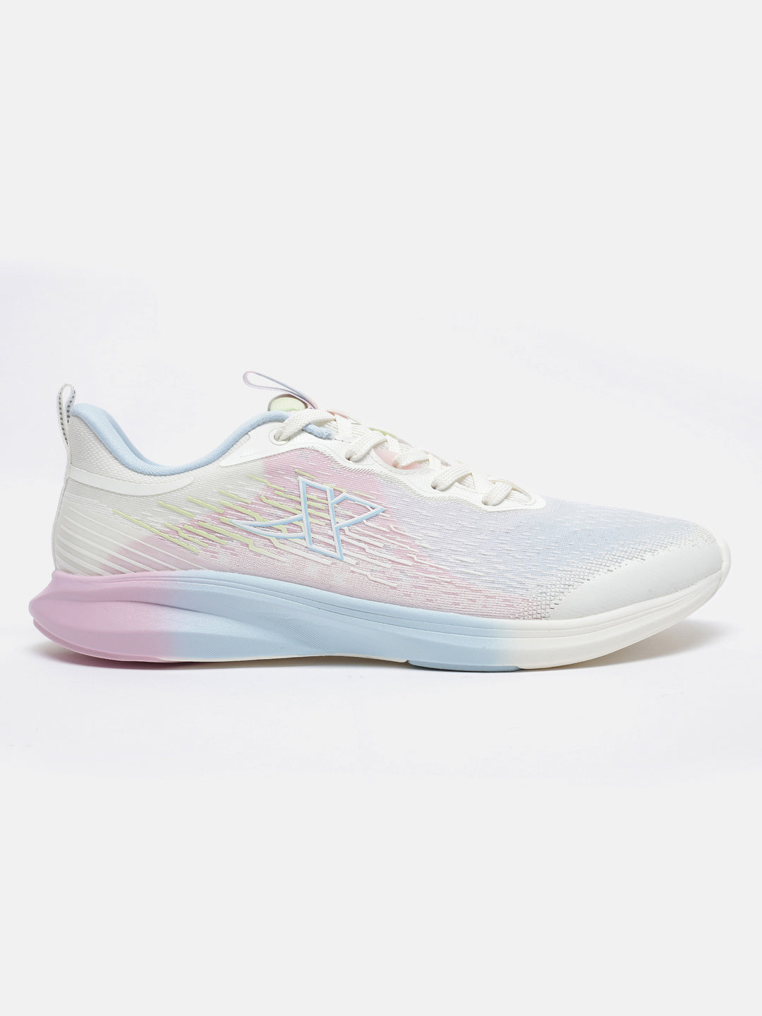 Xtep Women Feather Foam Running Shoes - Canvas White/Ice Peach / 35