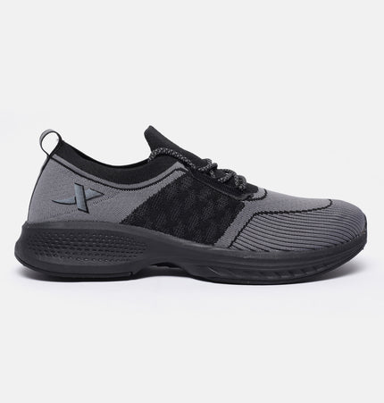 Xtep Men Walking Shoes - Grey Black / 40