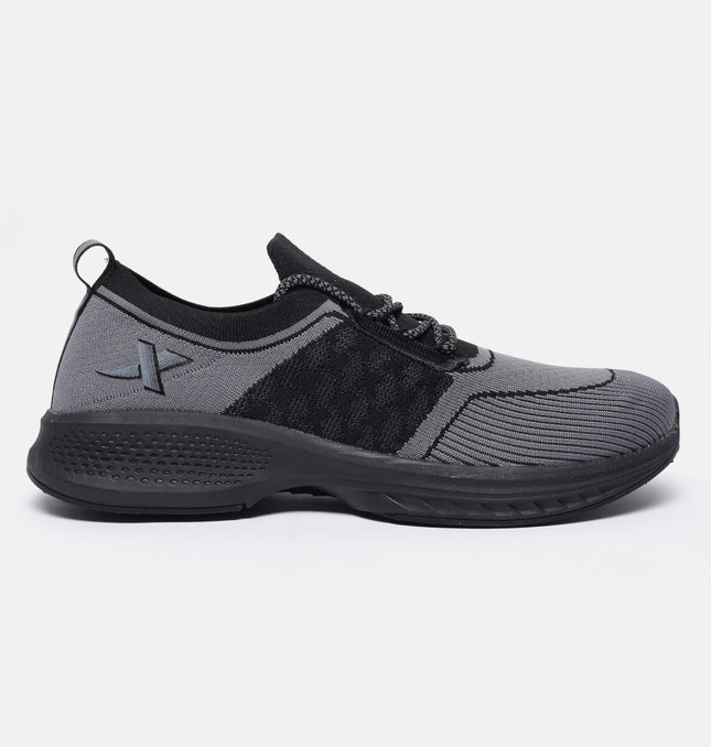 Xtep Men Walking Shoes - Grey Black / 40