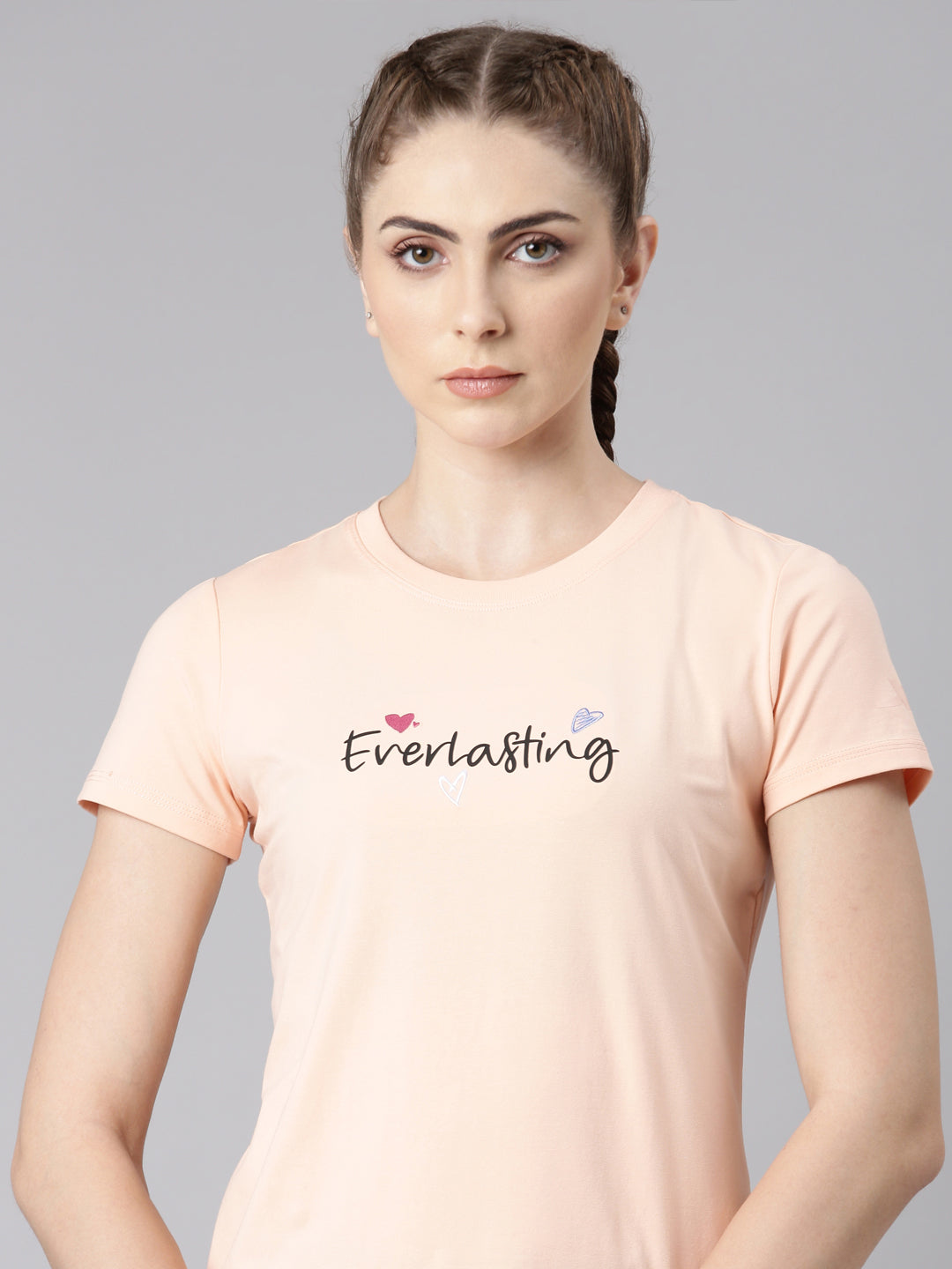 Xtep-Comfort Women Short-sleeve T-shirt