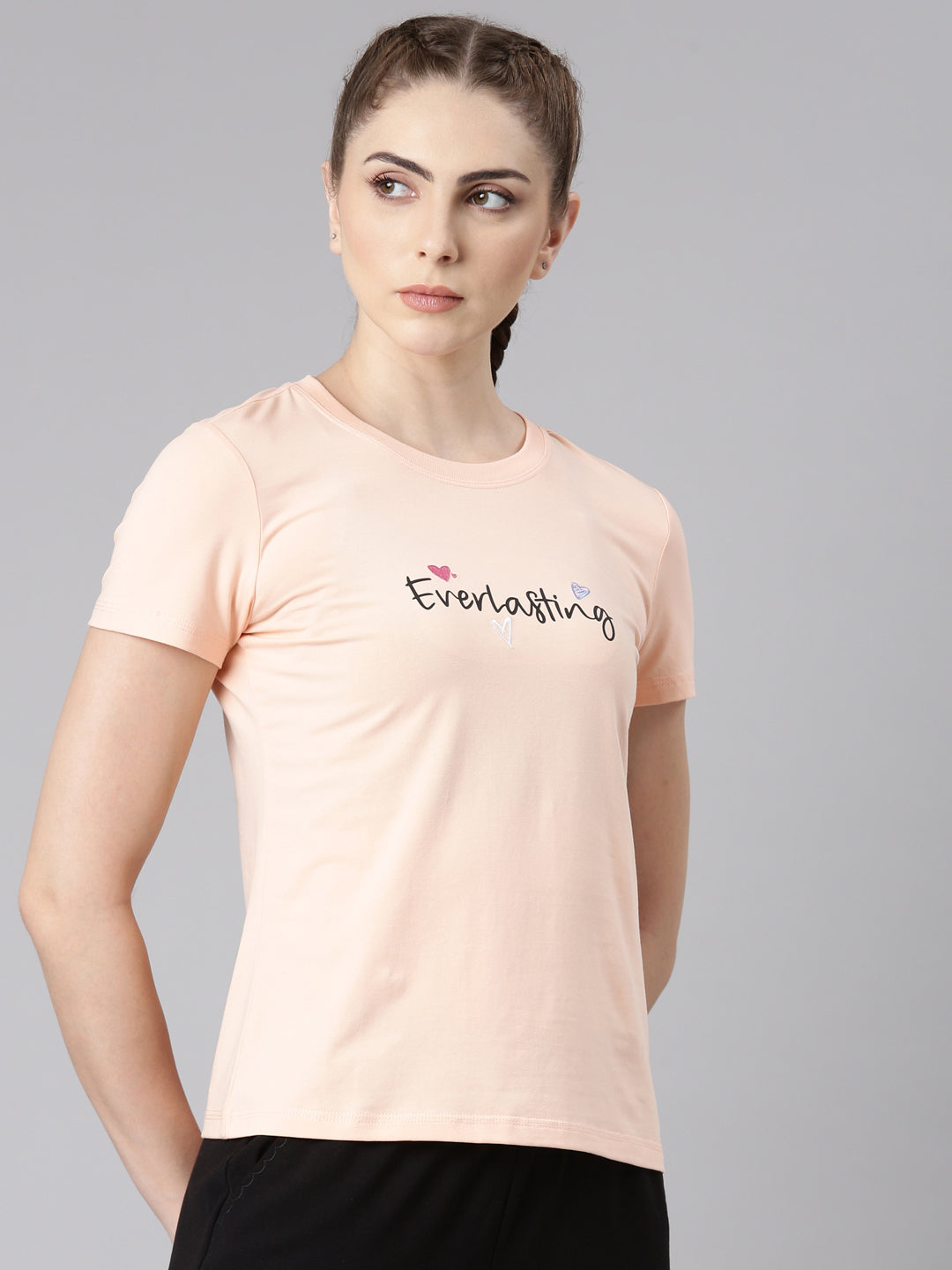 Xtep-Comfort Women Short-sleeve T-shirt