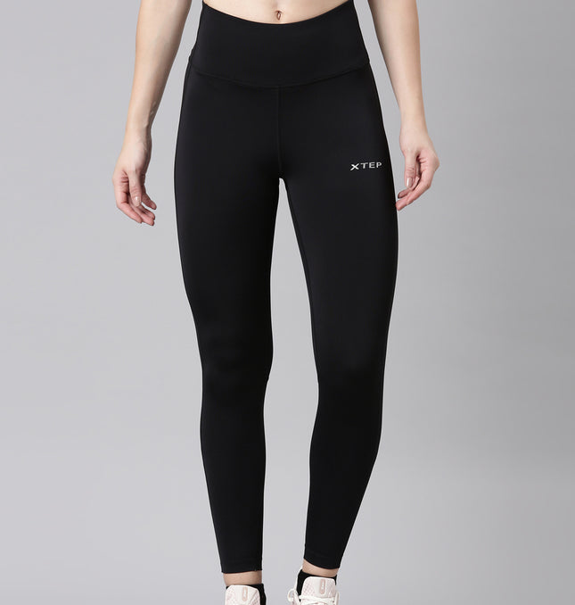 Xtep Women Training Athletic Leggings - Black / M