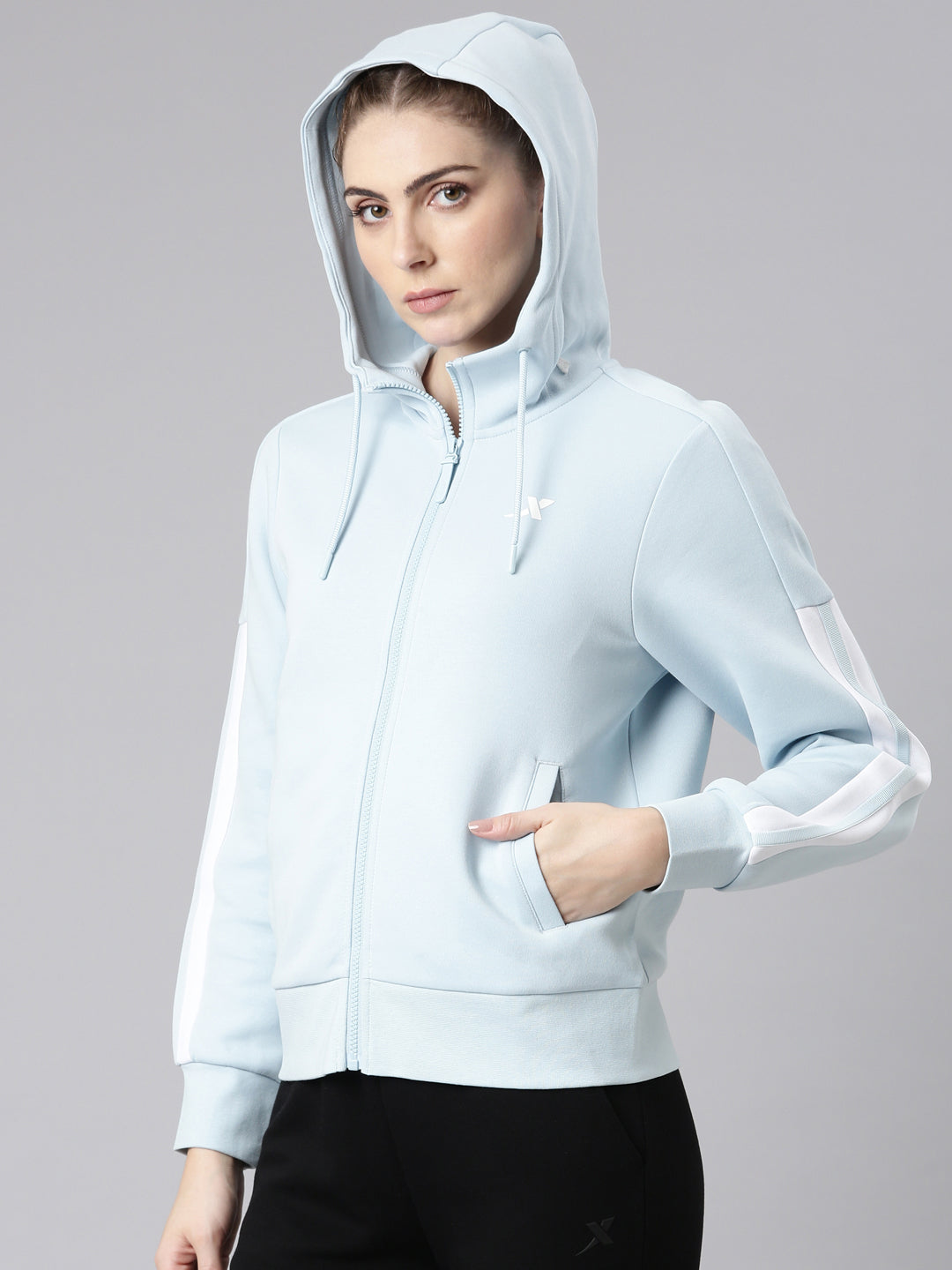 Xtep-Comfort Women Knitted Hoodie