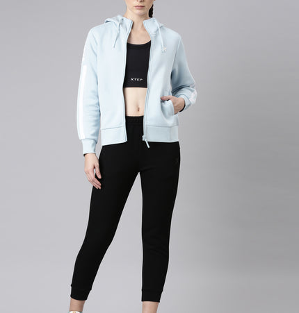 Xtep-Comfort Women Knitted Hoodie