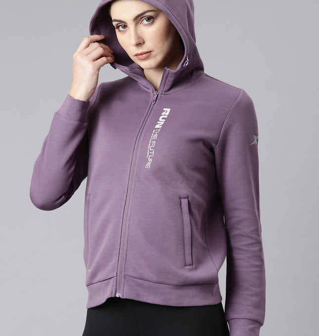 Xtep-Comfort Women Knitted Hoodie