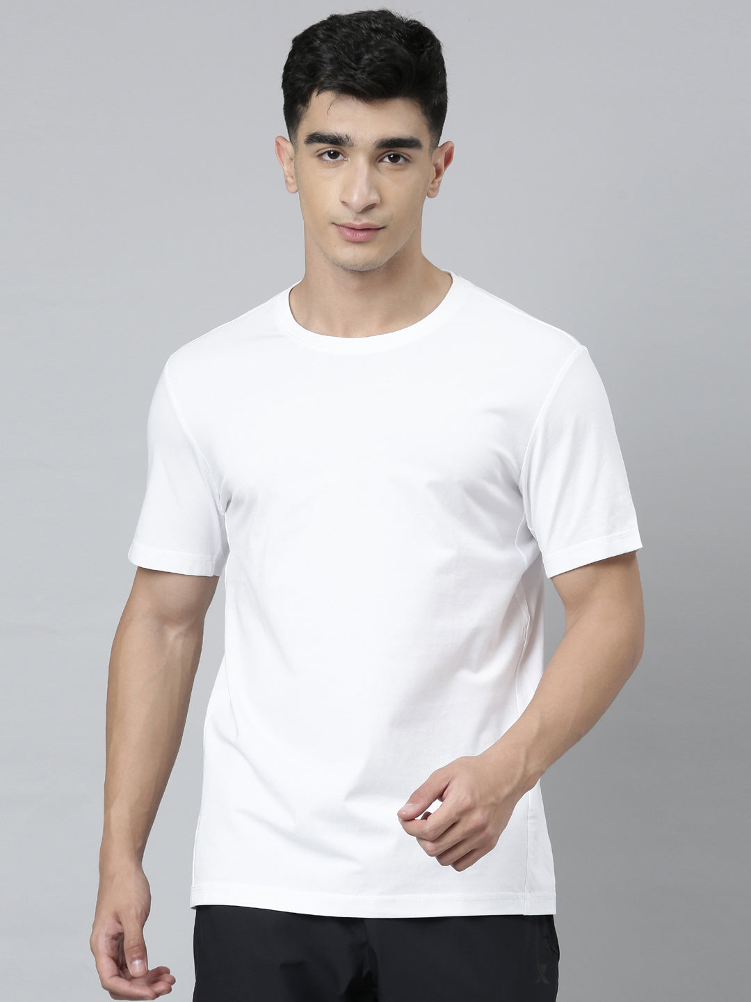 Xtep Men Training Short-sleeve T-shirt - Pearl White / M