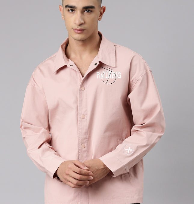 Xtep-Comfort Men Single-layer Windbreaker Jacket - Nude Pink / XS