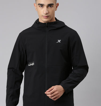 Xtep Men Double-layer Windbreaker - Black / M
