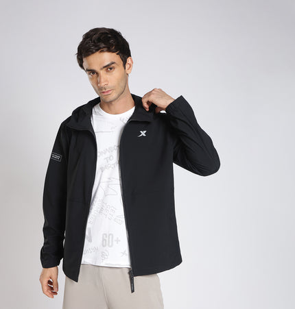Xtep Men Hooded Windbreaker
