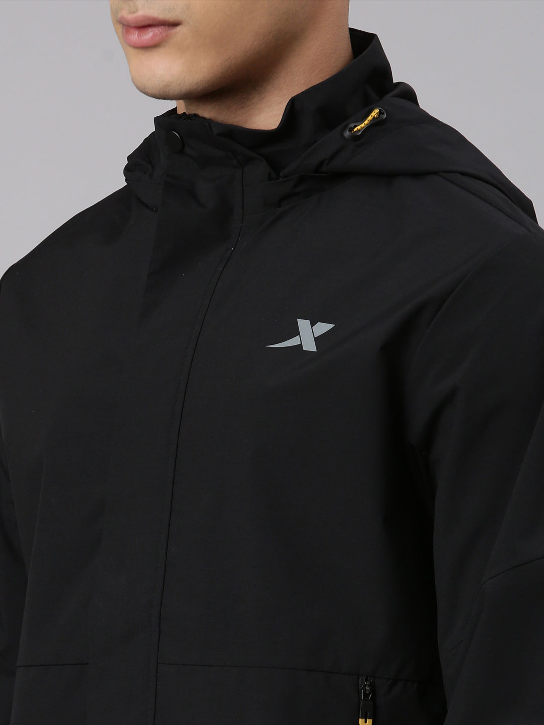 Xtep Mens Wind Breaker Jacket - Black