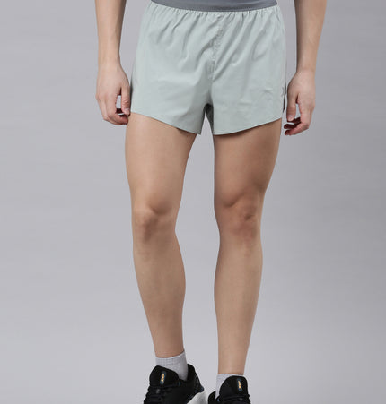 Xtep-Comfort Men Woven Shorts - Leafy Green/Tina Blue / M