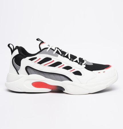 Xtep Men Lifestyle Casual Shoes - Black White / 40
