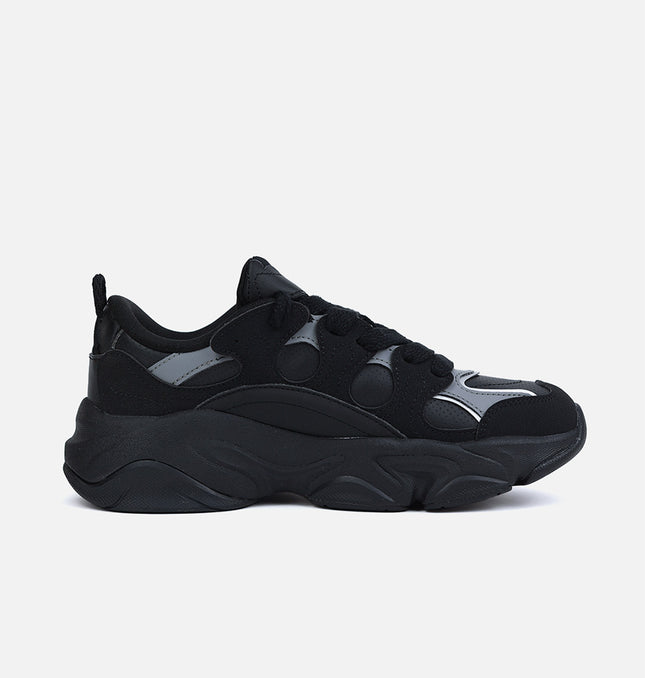Xtep Urban Retro Casual Shoes - Black / Gray / 35