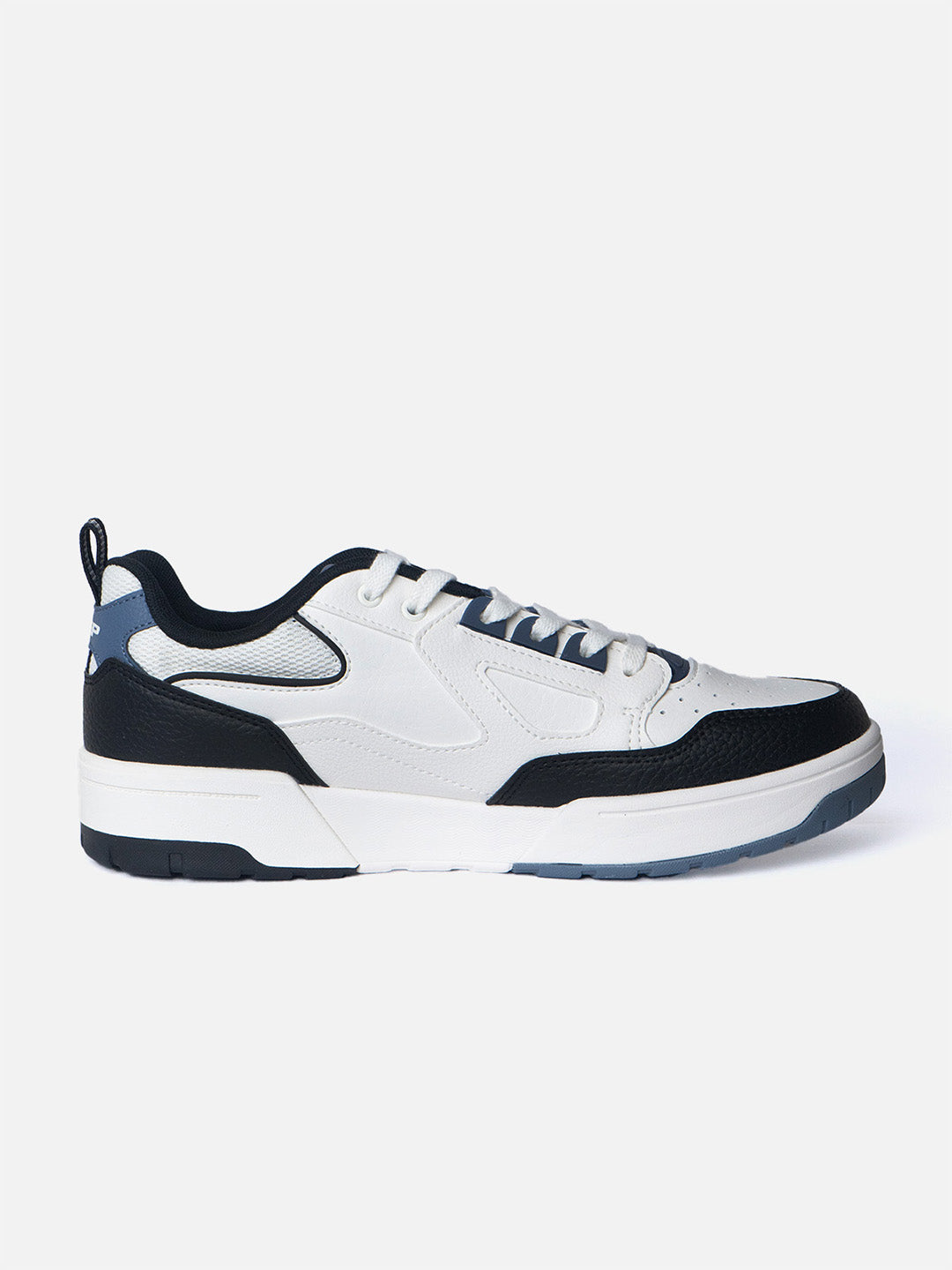 Xtep Colourblocked Sneakers - Canvas White / Black / 40