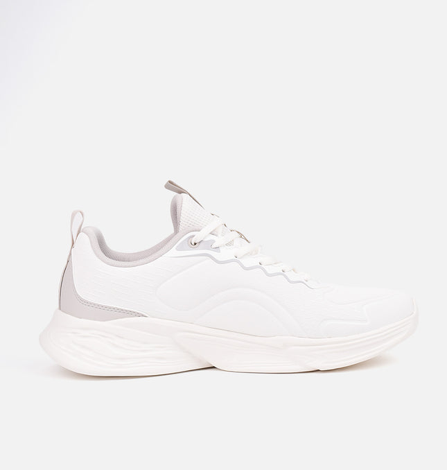 Xtep Men Comfort Running Shoes - White / 40