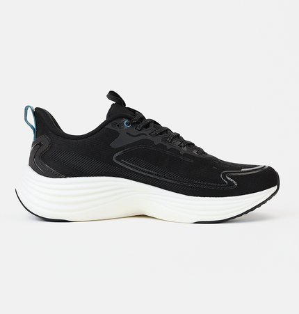 Xtep Men Comfort Running Shoes - Black / Peacock Blue / 39