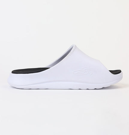 Xtep Men Sliders - White / Black / 39