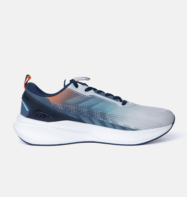 Xtep Men Ace Running Shoes - Moon Grey/Blue16/Blue16 / 40