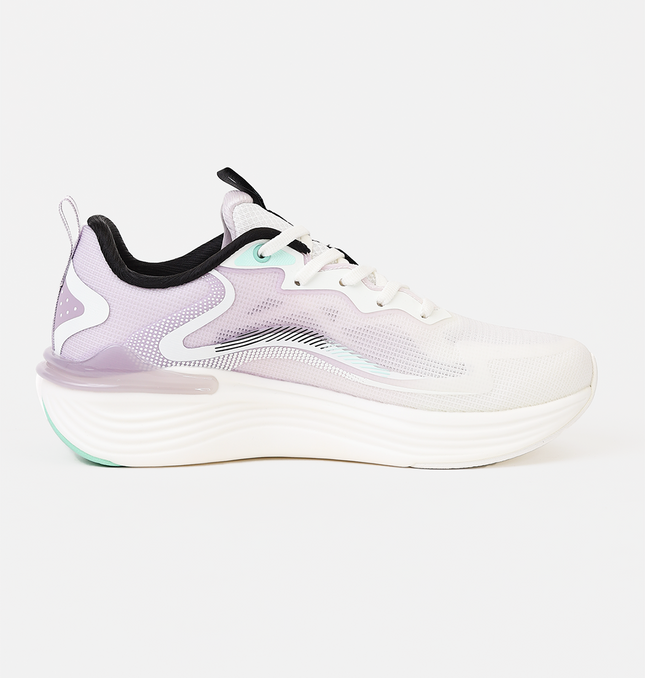 Xtep Women Energetex Running Shoes - Canvas White/Wind Purple / 35