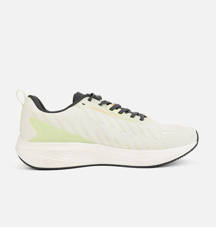 Xtep Men Ace Running Shoes - Canvas White/Jelly green / 39