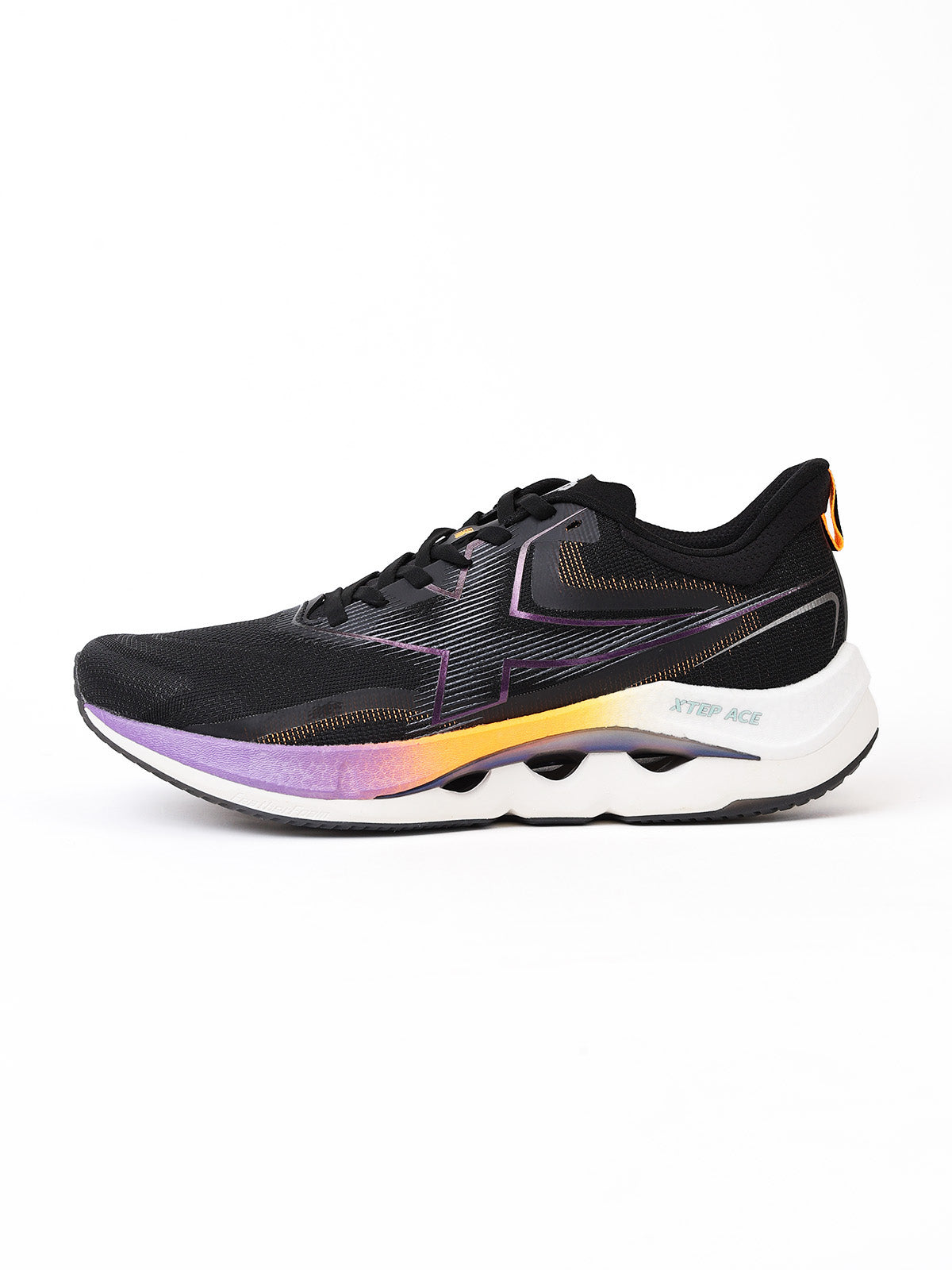 ACE Running Shoe - Black Neon Apricot