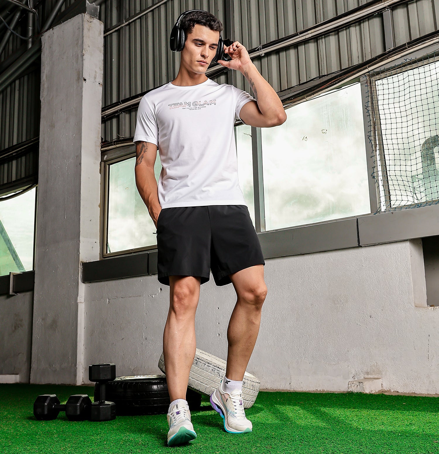 Xtep Men Active Printed T-shirt