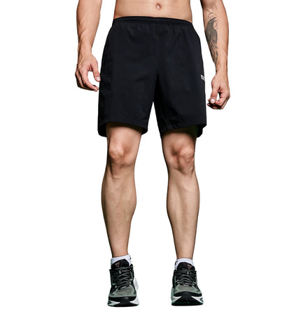 Xtep Men Quick-Dry Woven Shorts - Black / S