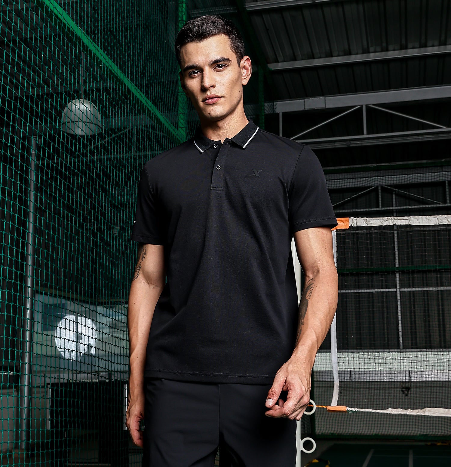 Xtep Men Lifestyle Sorona Polo T-Shirt – Breathable & Antibacterial