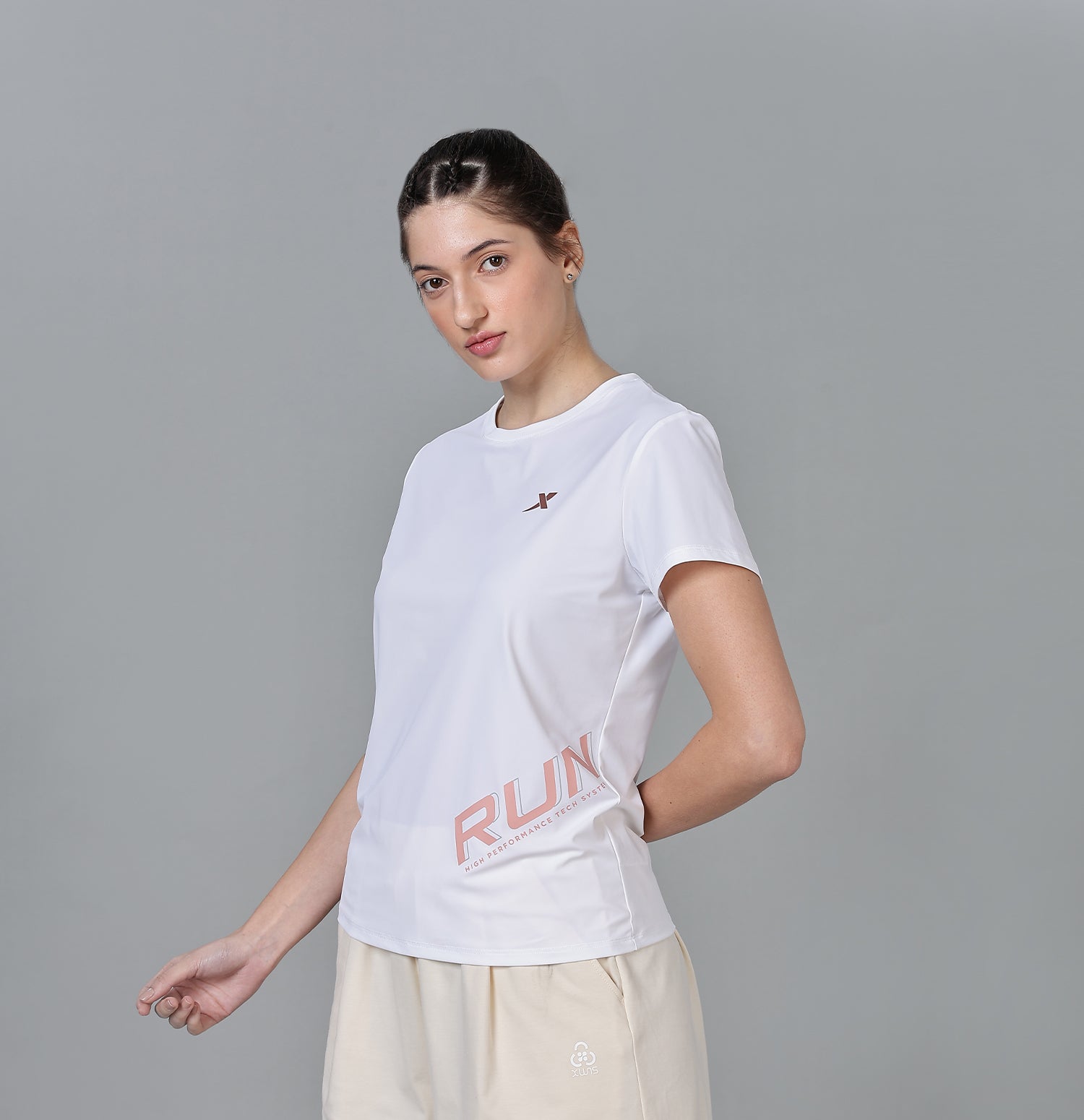 Xtep Running T-Shirt for Women - White
