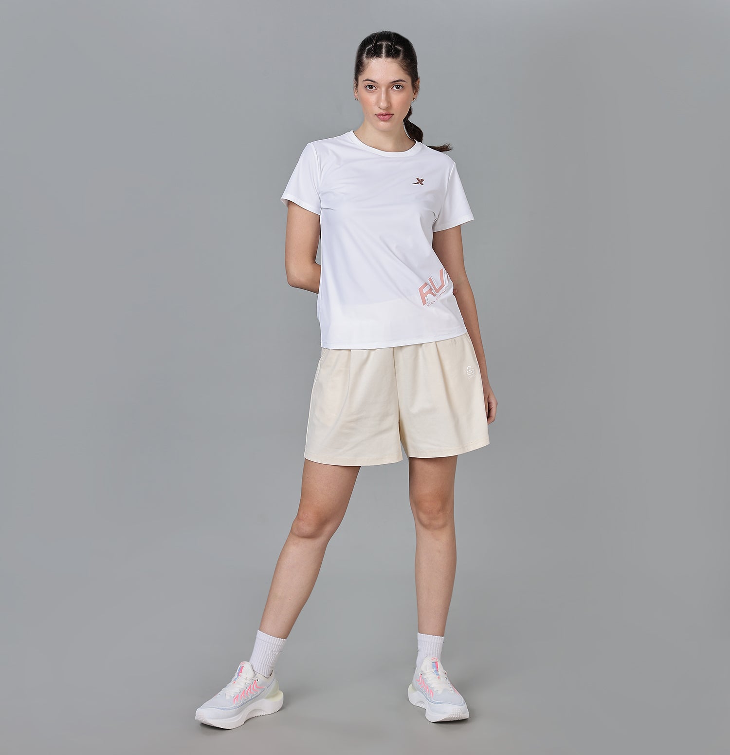 Xtep Running T-Shirt for Women - White
