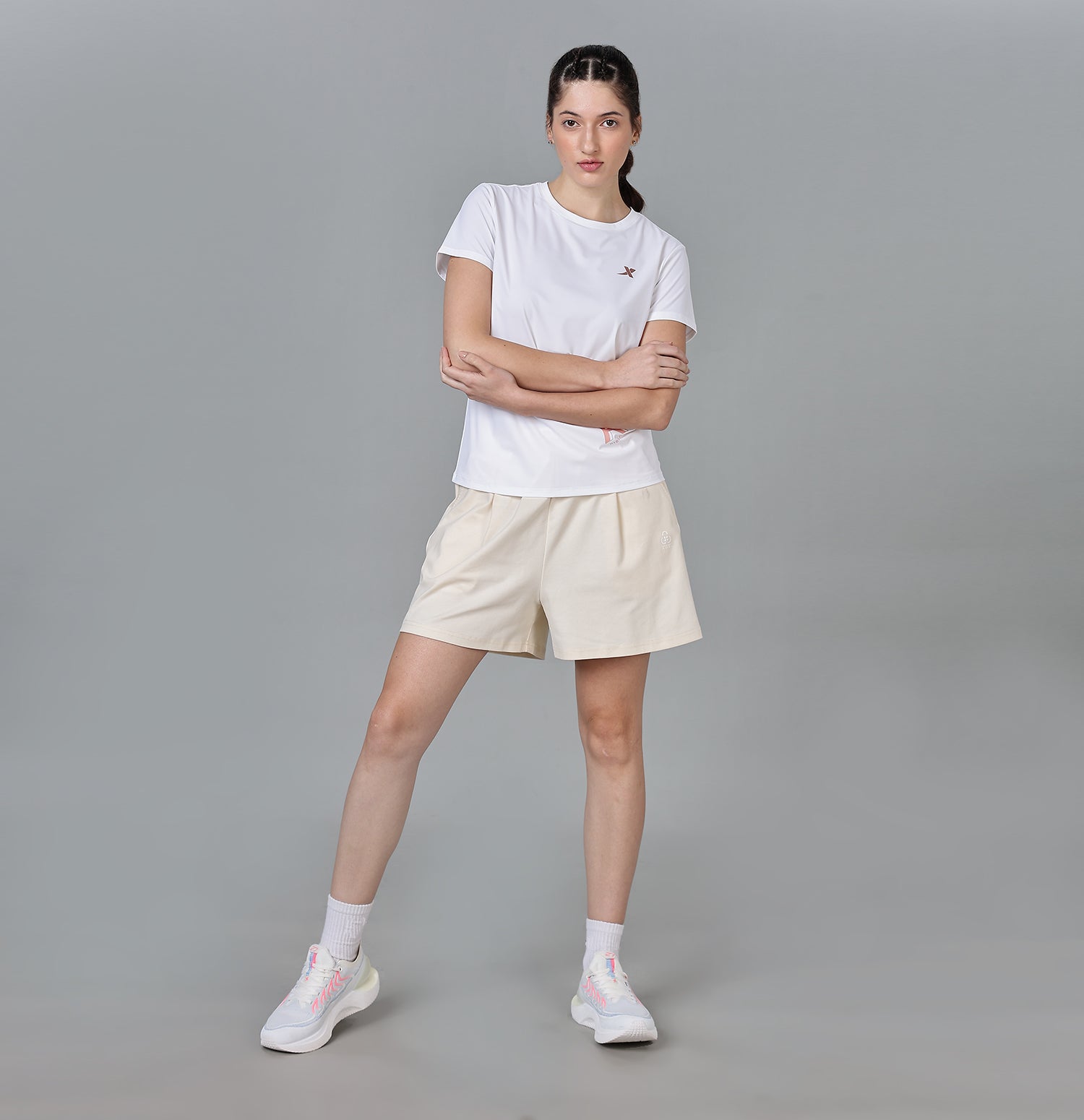 Xtep Running T-Shirt for Women - White