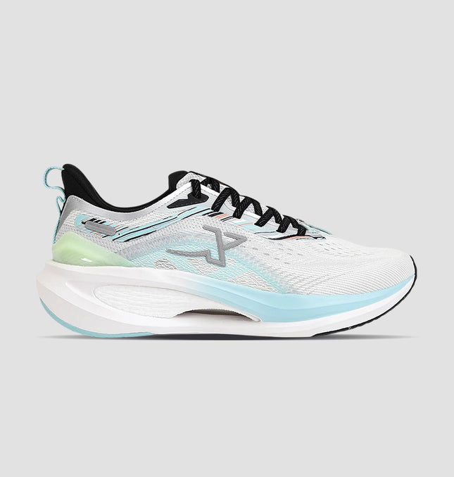 Xtep Men Ace Running Shoes - Canvas White/Lagoon Green / 40