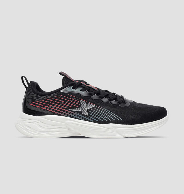 Xtep Men Comfort Running Shoes - Canvas White Black / 40