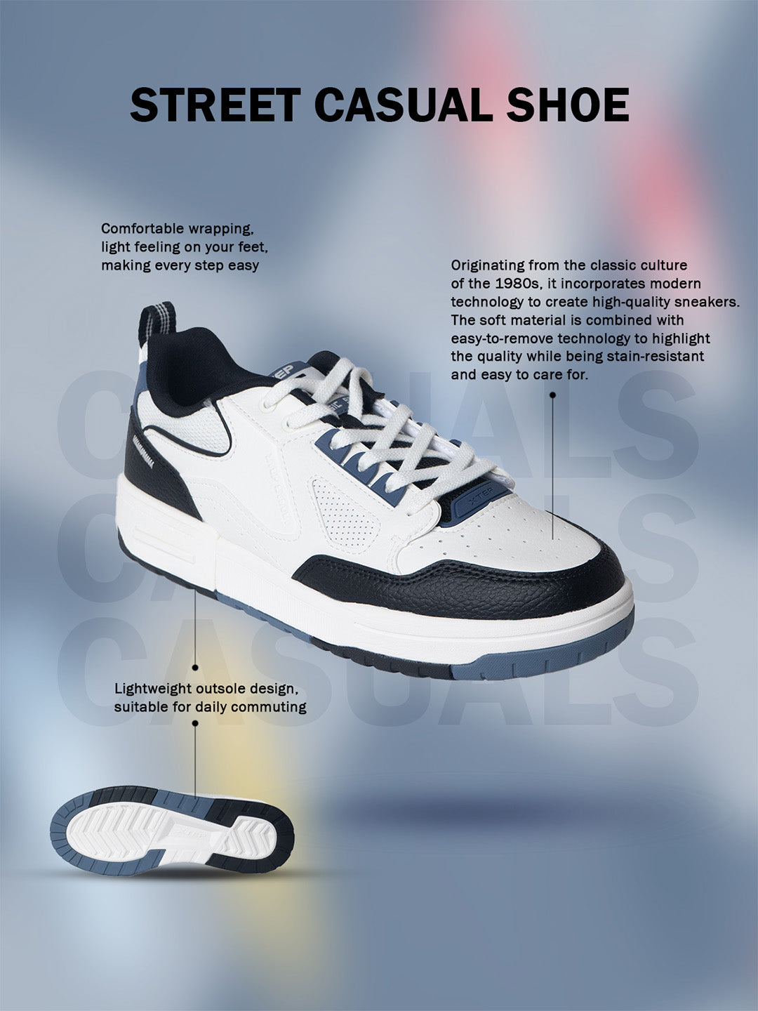 Xtep Colourblocked Sneakers