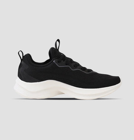Xtep Women Feather Foam Running Shoes - Canvas White Black / 35