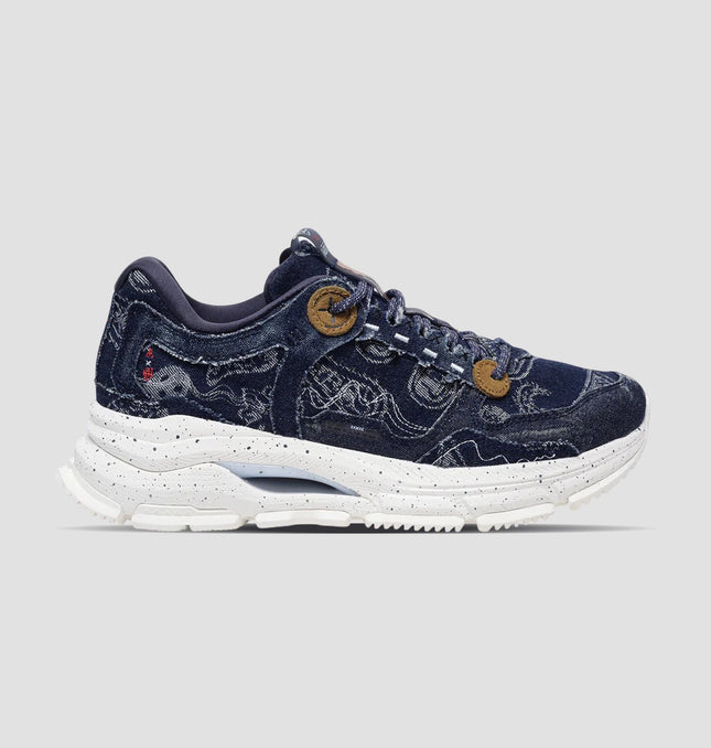 Xtep Women White Printed Sneakers - Ink Blue / 35