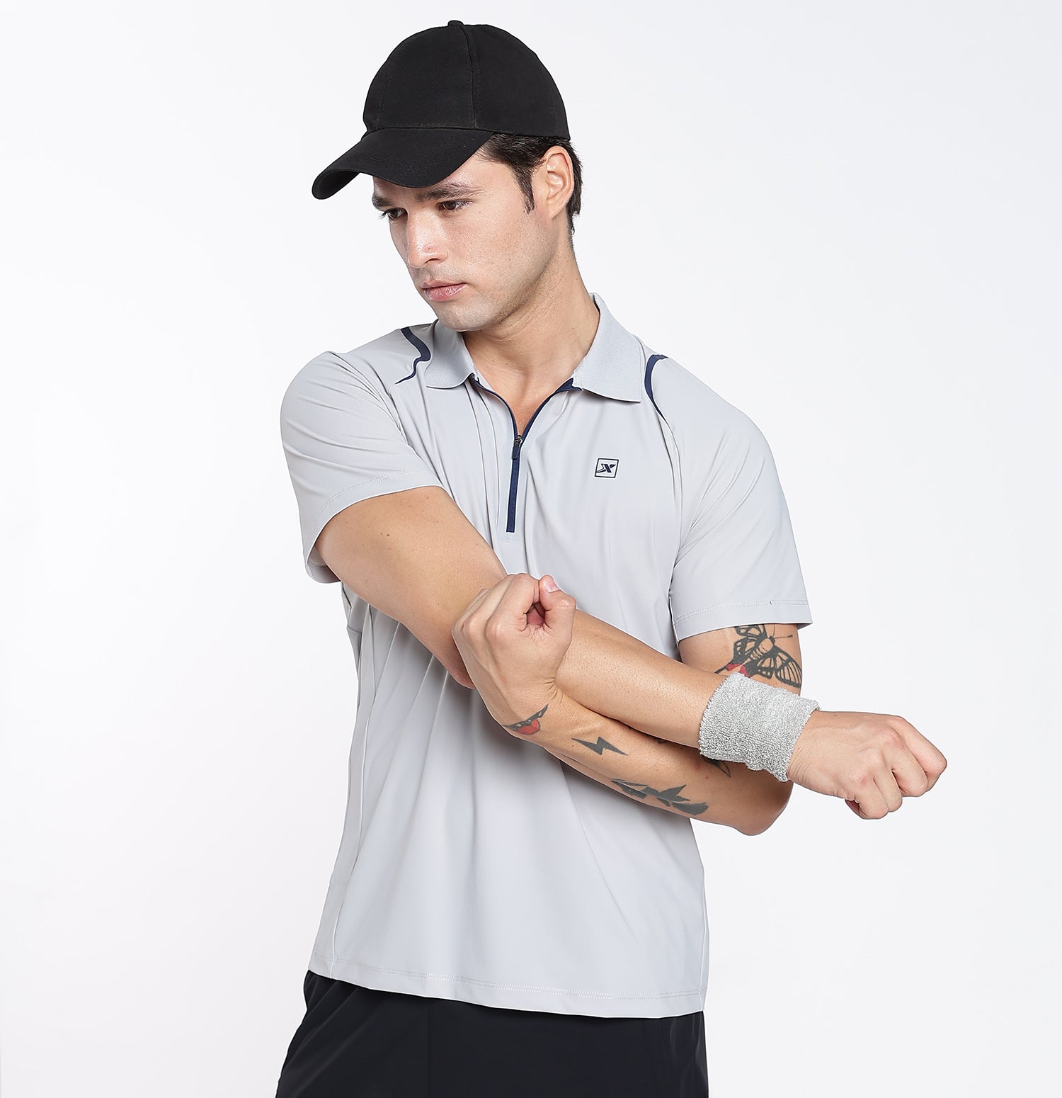 WarpKnit Performance Polo T-Shirt - Cadet Grey