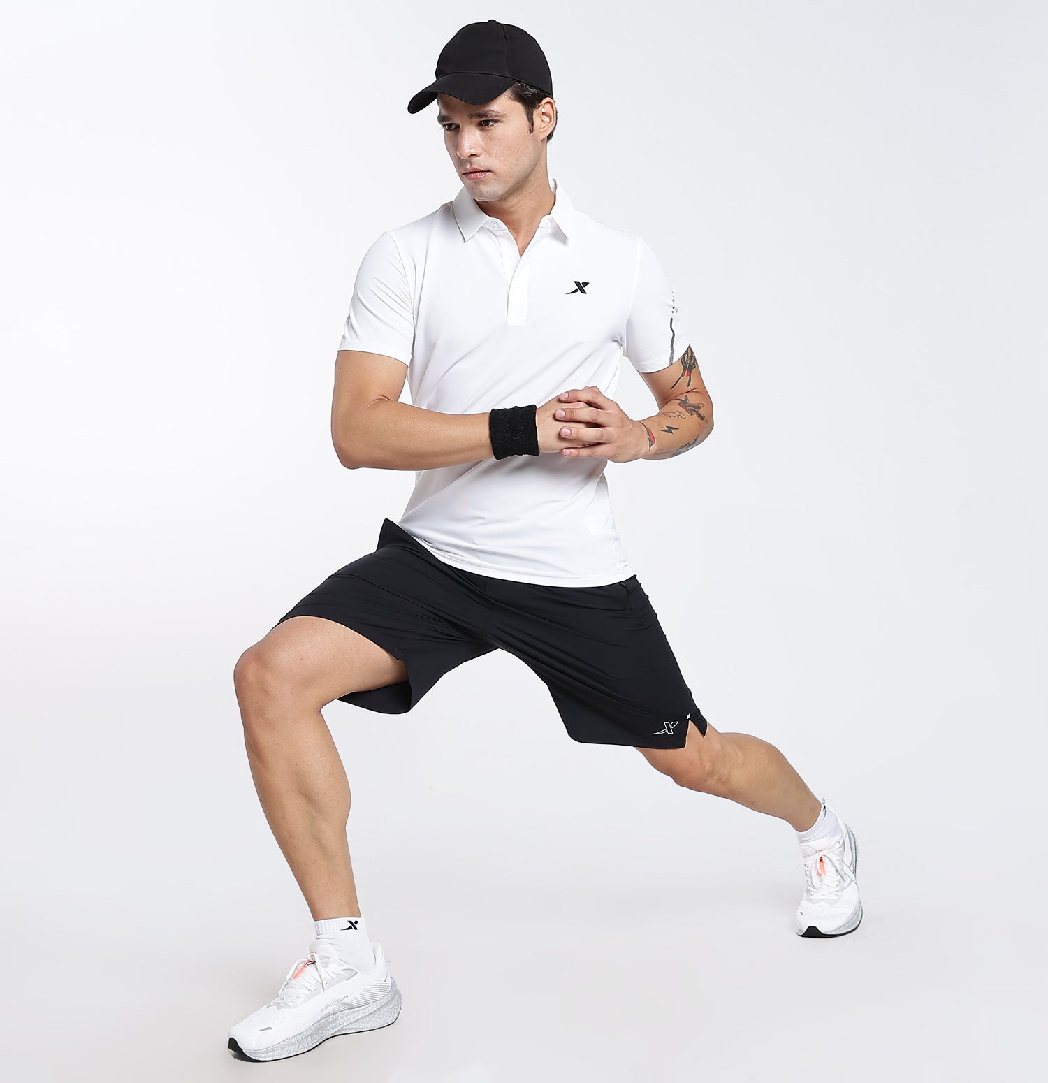 Comfort Knit Polo T-Shirt - Pearl White