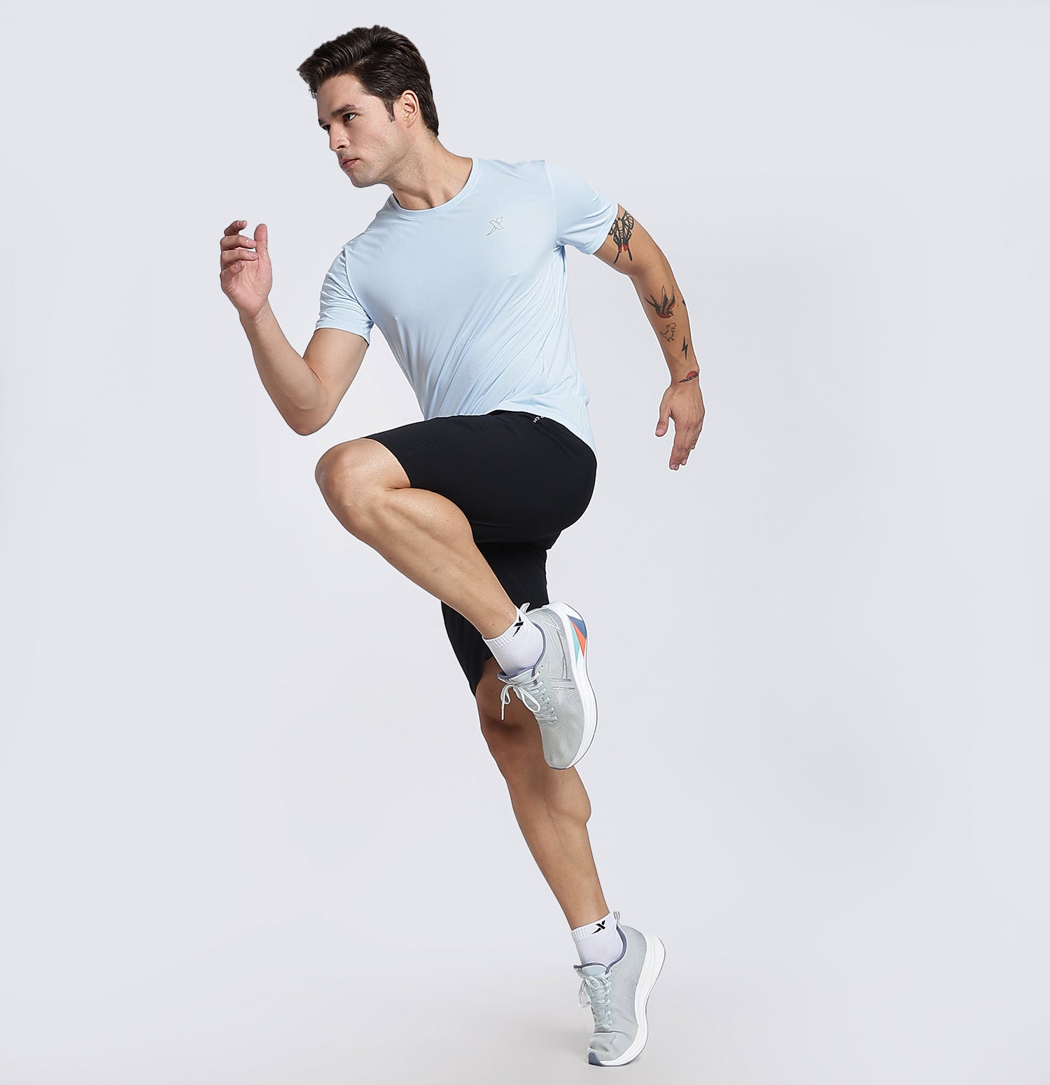 Ice-Cooling Anti-Bacterial T-shirt Vast Water Blue