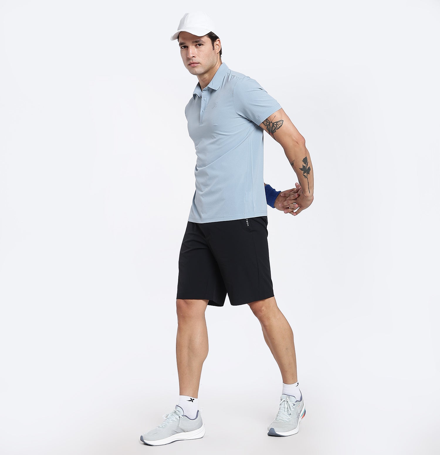 QuickDry Performance Polo T-Shirt  - Blue