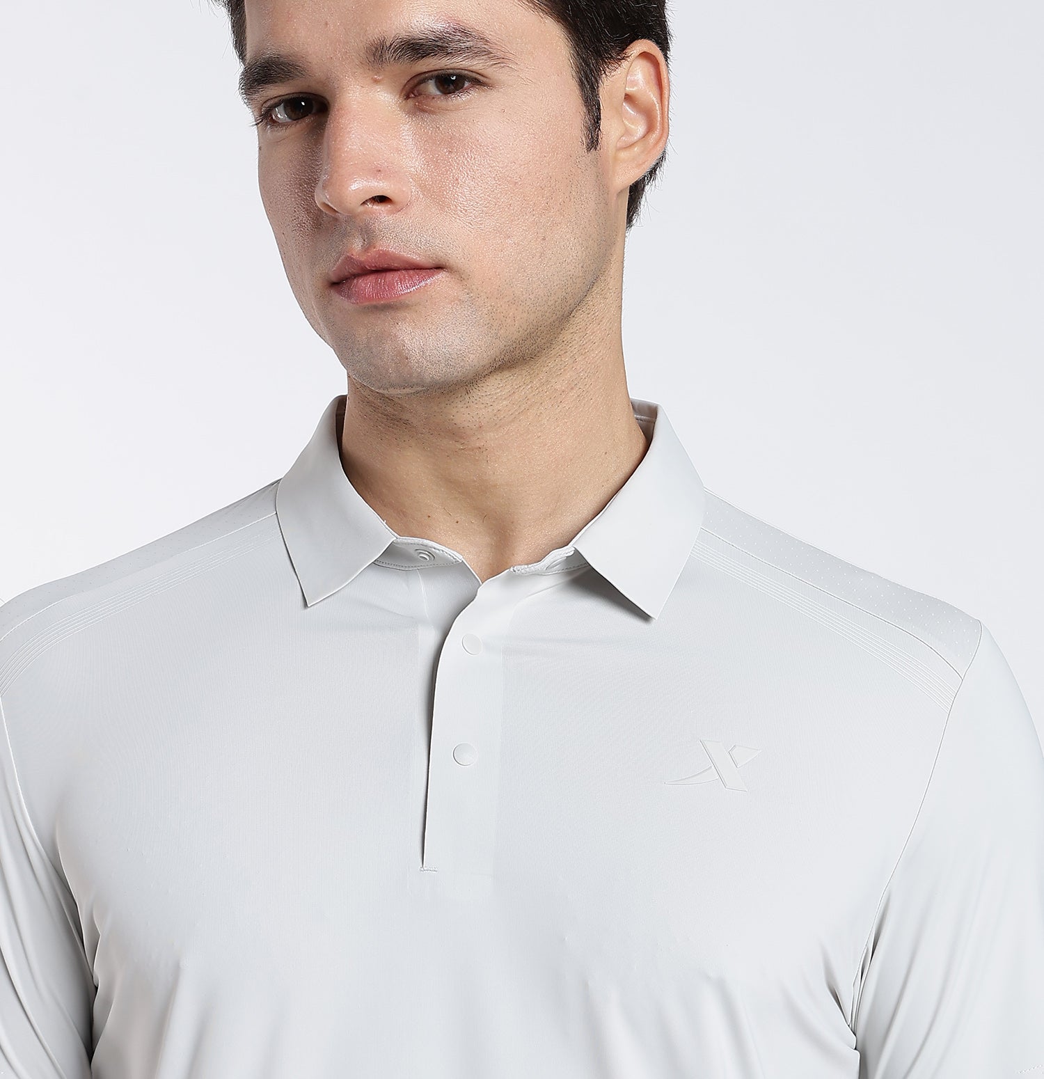 IceWeave Performance Polo T-Shirt - Grey